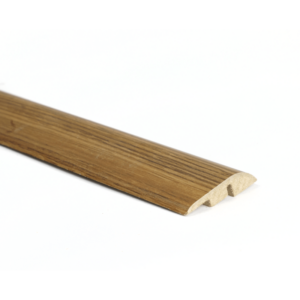 Cubrejunta R o Reduccion/Compensación/Desnivel, veta madera termolaminada. Valor tira 2,40 mts.