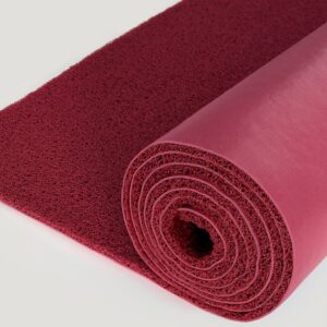 Limpiapiés Burdeos 13mm - Rollo 12mtrs x 1,2mtrs x 13mm PVC.