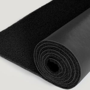 Limpiapiés Negro 13mm - Rollo 12mtrs x 1,2mtrs x 13mm PVC.
