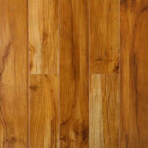 Piso Flotante Laminado 8mm Flooring Acacia Brillante, biselado, rinde por caja 1,96 m2. Valor M2