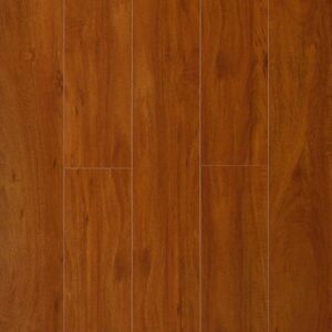 Piso Flotante Laminado 8mm Flooring Caramelo Brillante, biselado, rinde por caja 1,96 m2. Valor M2