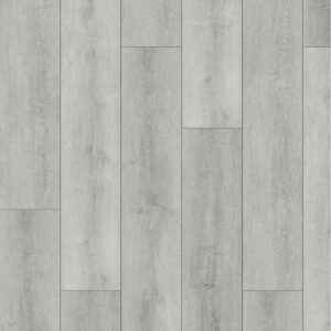 Piso Flotante Vinilico SPC 6mm Banzai XL Grey, biselado, resistente al agua, con manta, rinde por caja 2,07m2. Valor M2